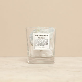 Gemstone Diffuser - Blue Calcite & Snow Quartz