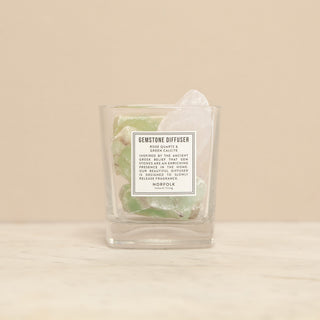 Gemstone Diffuser - Rose Quartz & Green Calcite