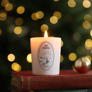 Christmas Votive Candle - First Snowfall