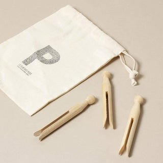 12 Wooden Clothes Pegs - Norfolk Natural Living