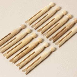 12 Wooden Clothes Pegs - Norfolk Natural Living