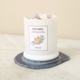 Gemstone Candle Plates