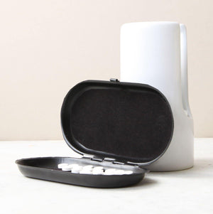 Pill case - black - Norfolk Natural Living